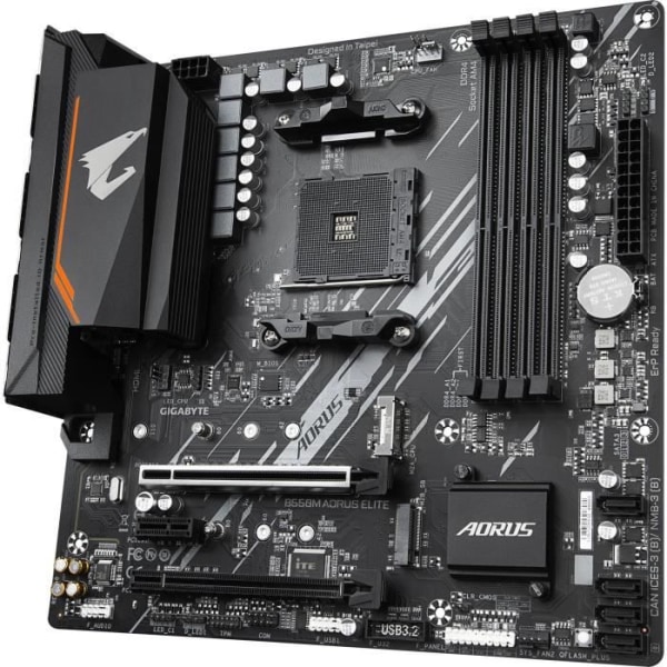 Moderkort - GIGABYTE TECHNOLOGY - B550M AORUS ELITE