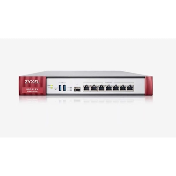 ZYXEL ZyWALL USG FLEX 200 Router - UTM-paket - Brandvägg - Med 1 års AV+IDP, AS, CF - GigE - Rackmonterbar