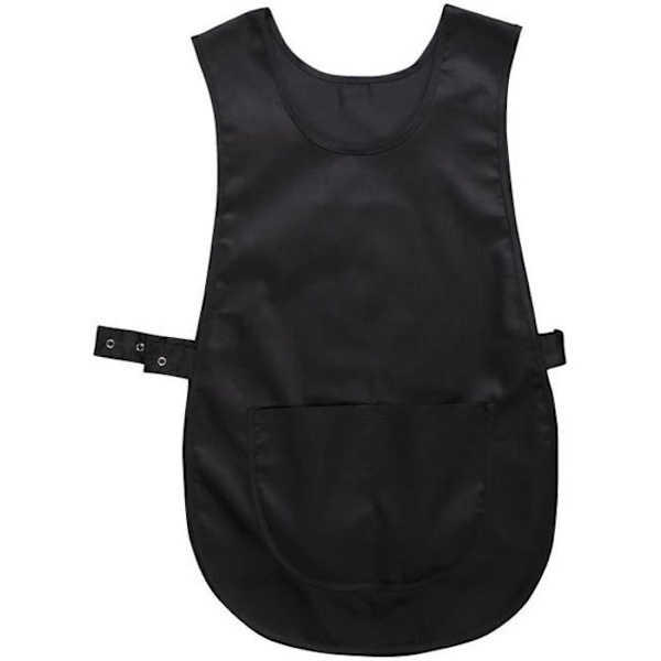 Chasuble med ficka - PORTWEST - S843 - Polyester - Svart - Unisex Svart XXL
