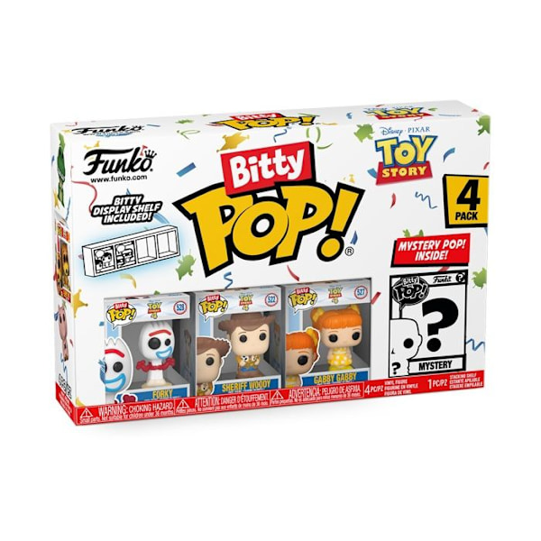 Figurer - Funko - Toy Story Forky - Paket med 4 - Flerfärgad - För barn - Blandat Flerfärgad