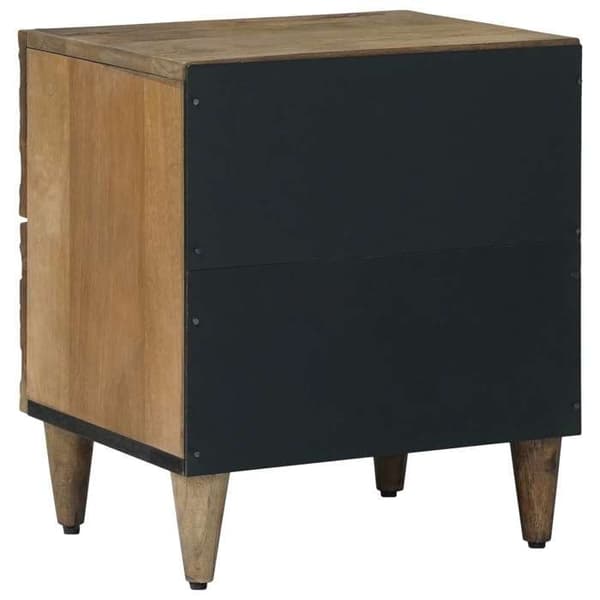 vidaXL Nattduksbord med låda 2 st Brun 40 x 33,5 x 46 cm 4018331