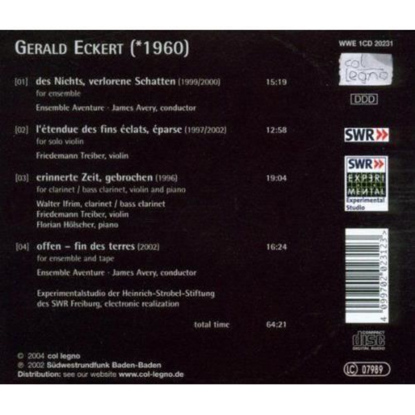 Överste Legno Eckert Gerald: Des Nichts - 4099702023123
