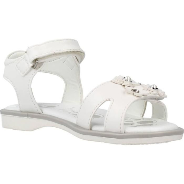 Ballerina - CHICCO - CETRA Vit - Läder - Kardborre - Flicka Vit 24