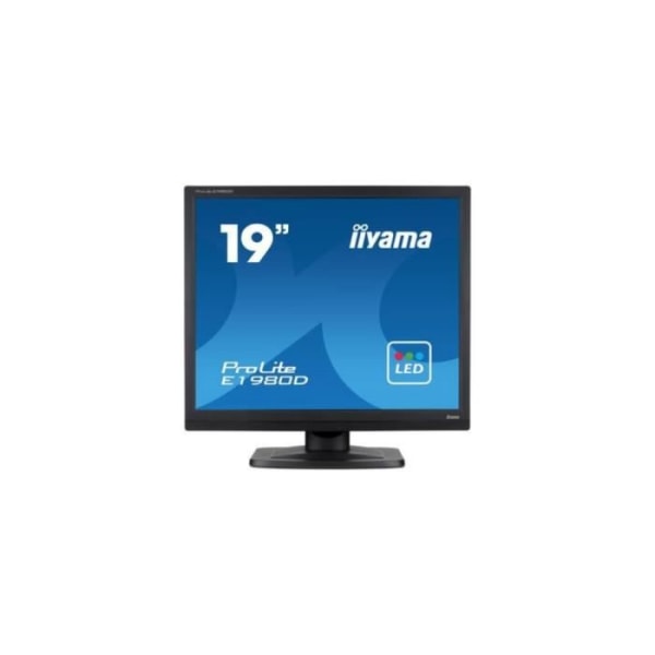 Skärm - IIYAMA - E1980D-B1 - LED - 1280x1024 - 5ms - VGA DVI