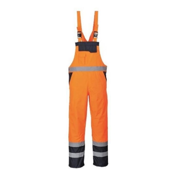 Portwest Two-Tone Andas High Visibility Bib Shorts - Fluorescerande gul Fluorescerande gul M