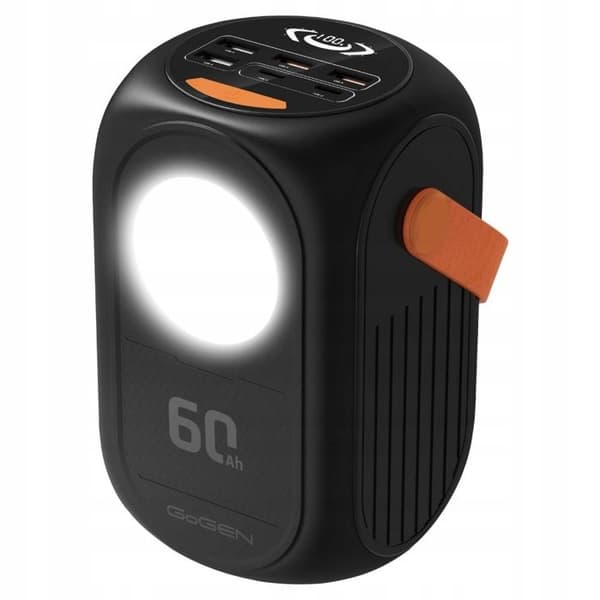 Högkapacitetsbatteri GoGen PB600001B 60 000 mAh svart