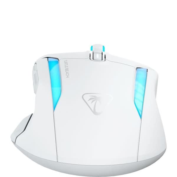 Trådlös spelmus - Turtle Beach Kone™ II Air - Ergonomisk - Vit, Bluetooth, 26 000 DPI, 4D-hjul Vit