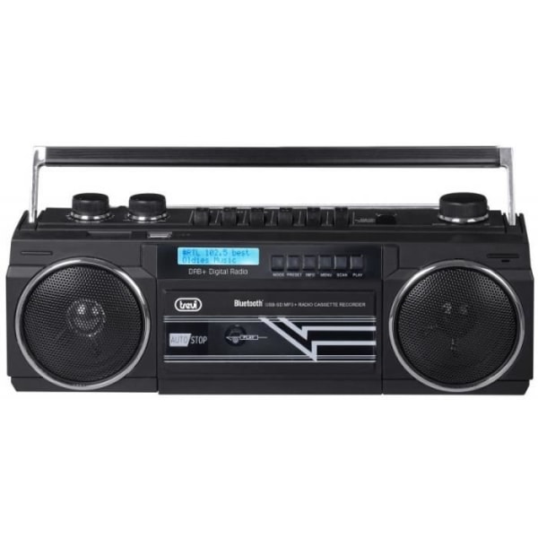 Boombox - Trevi - RR 511 DAB - Kassett - Bluetooth - USB - FM svart