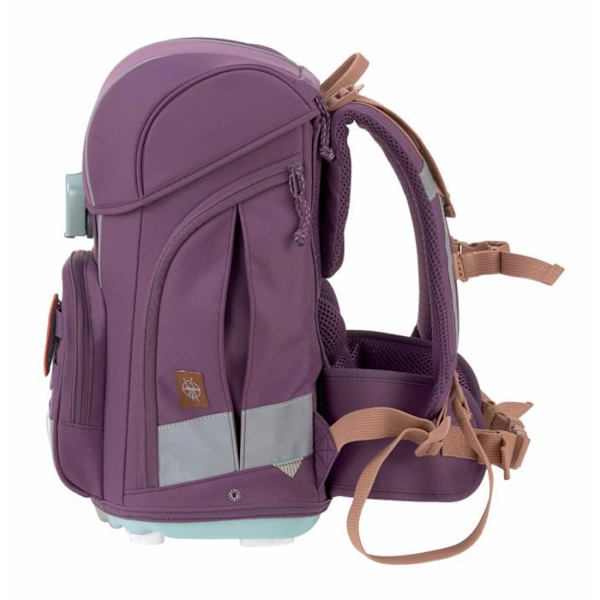 Skolryggsäck - Lässig - Skolset Boxy Unique 161285 - Lila - 100% polyester - Grundskola lila