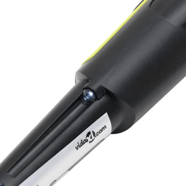 Pinpointer metalldetektor med svart och gul LCD-display