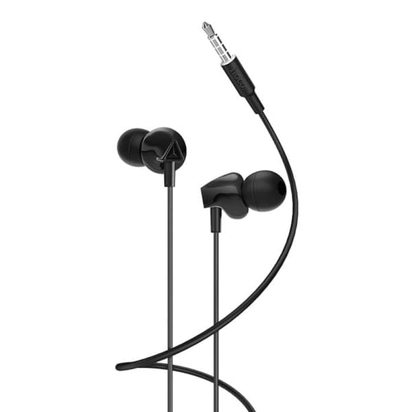 Hörlurar - HOCO - M60 - Trådad - Svettålig - In-ear Svart