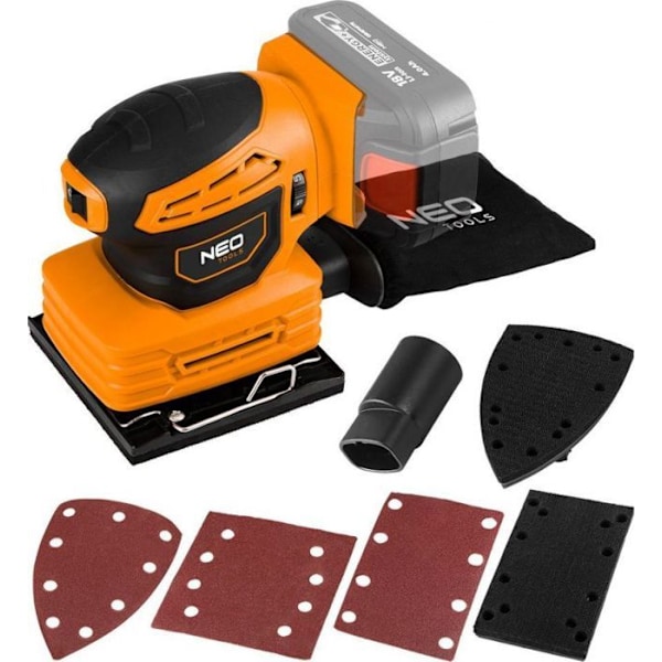 Ponceuse - polisseuse Neo Ponceuse orbitale Energy+ 18V 3-i-1, utan batteri