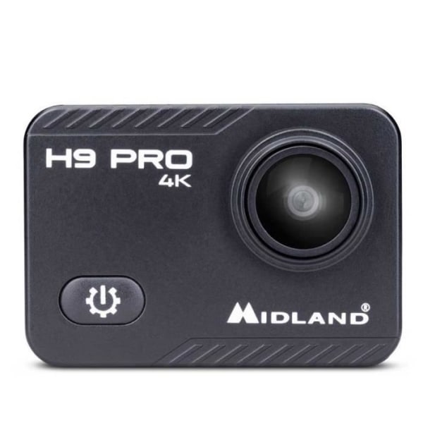 Actionkamera - MIDLAND - H9 Pro - 4K Ultra HD - Vattentålig upp till 30m - Inbyggd Wi-Fi