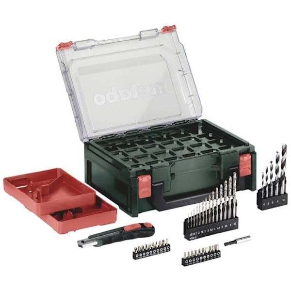 Perceuse-visseuse - Metabo - PowerMaxx BS Basic Set - 12 V - 2 Ah - 2 batterier ingår
