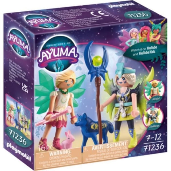 Byggspel - PLAYMOBIL - CRYSTAL FAIRY ANIMAUX 71236 - Blandat - från 7 år och uppåt - Inomhus Flerfärgad