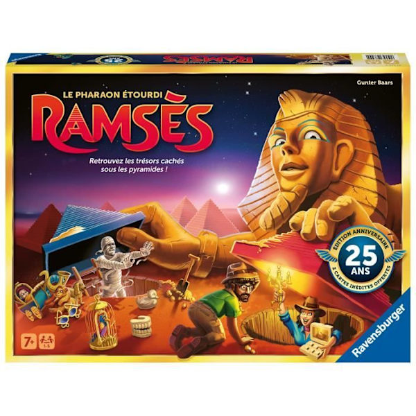 Ramsès 25-årsjubileum, Brädspel, 7 år och uppåt, Ravensburger kastanj
