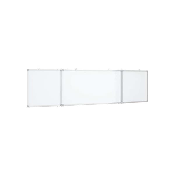 Fällbart magnetiskt whiteboard – vidaXL – 160x40x1,7 cm – Torrtavla – Fällbar – Väggmontering