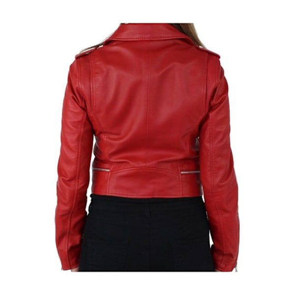 Blouson Oakwood Yoko i läder ref 40521 Röd Röd M
