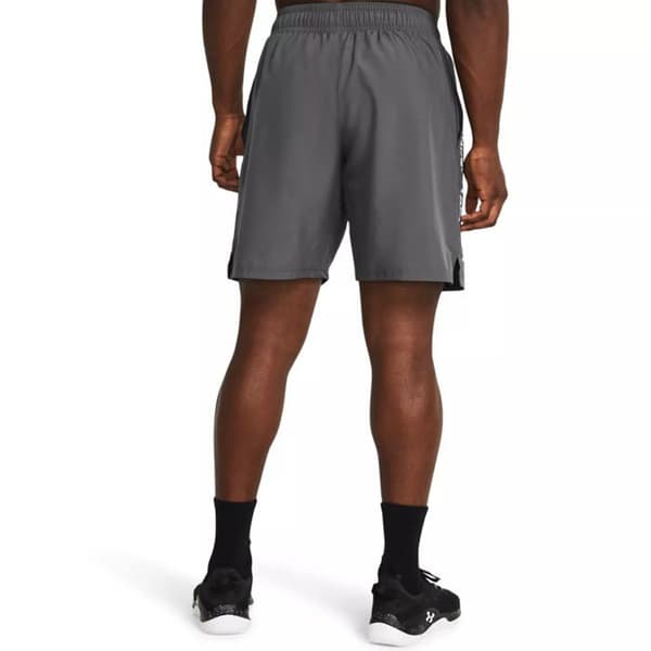 Under Armour Tech Woven Wordmark Short grått och vitt XS