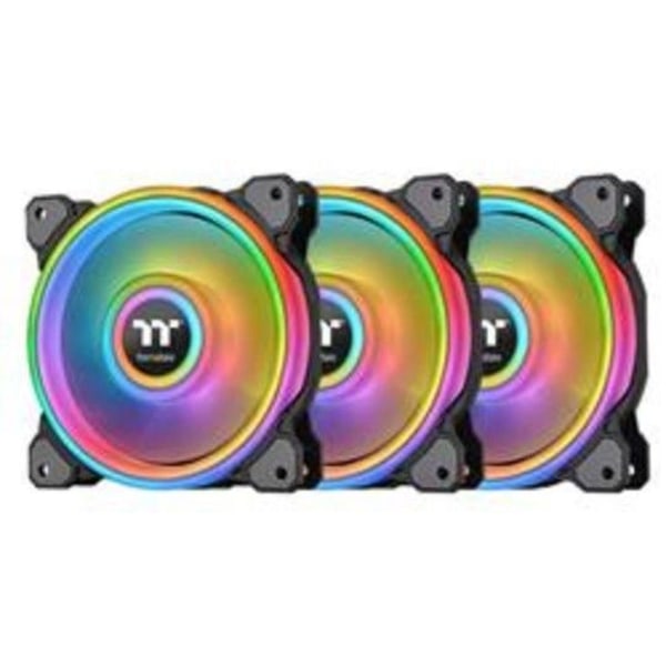 Thermaltake Riing Quad 12 RGB Kylarfläkt TT Premium Edition 3-pack/fodral Fläkt - CL-F088-PL12SW-A