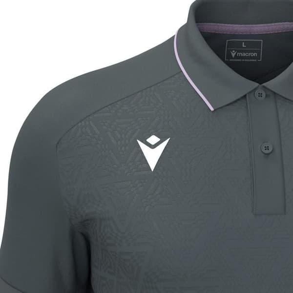 Polo Macron Baldwin antracit/lila XS