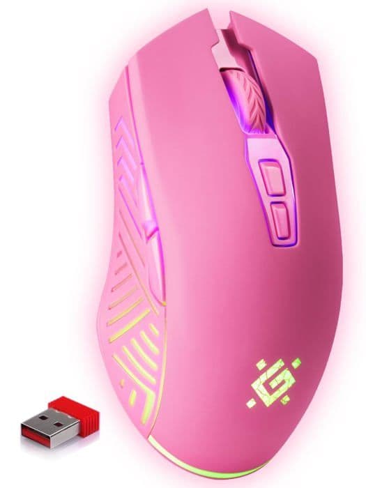 Gamingmus - DEFENDER - 52501 - Optisk 3200 DPI - Trådlös - 7 programmerbara knappar