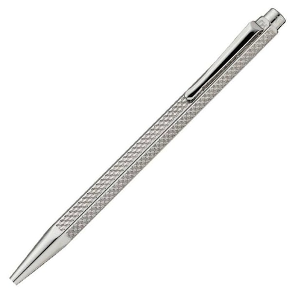 Penna - pennset - refill Caran d'ache - 0890.377 - Rhodiumbelagd kulspetspenna Silverplatta