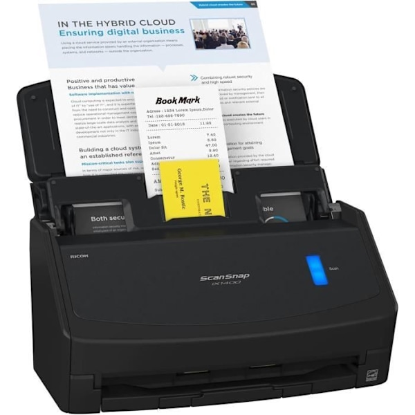 Skrivare - Fujitsu - ScanSnap iX1400 - Svart - 40 ppm - Duplex A4