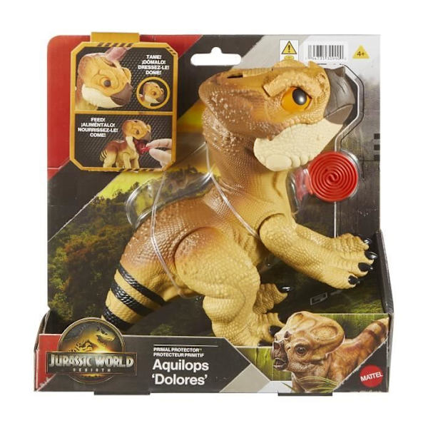 Jurassic World - Aquilops figur - Interaktiv dinosaur - Jurassic World - JGC01 Flerfärgad
