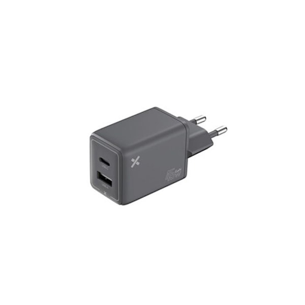 Laddare - Wefix Pro - GaN 45W - USB-C & USB-A - Vit