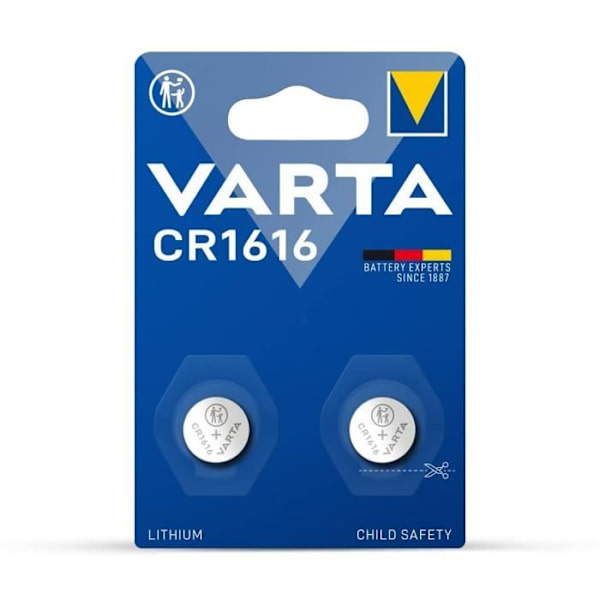 VARTA - Litium elektroniskt batteri CR1616 3V x2