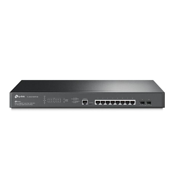 Switch - TP-Link - TL-SG3210XHP-M2 - 8 portar - PoE+ - 2.5 Gigabit Ethernet