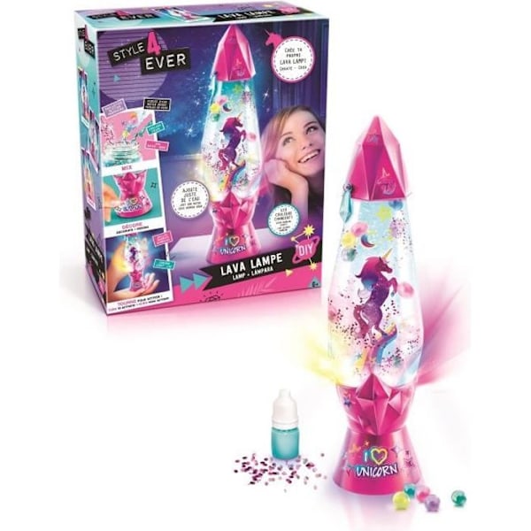 Canal Toys Lava Lamp DIY STYLE 4 EVER - Anpassningsbar bubbellampa skapande kit Flerfärgad