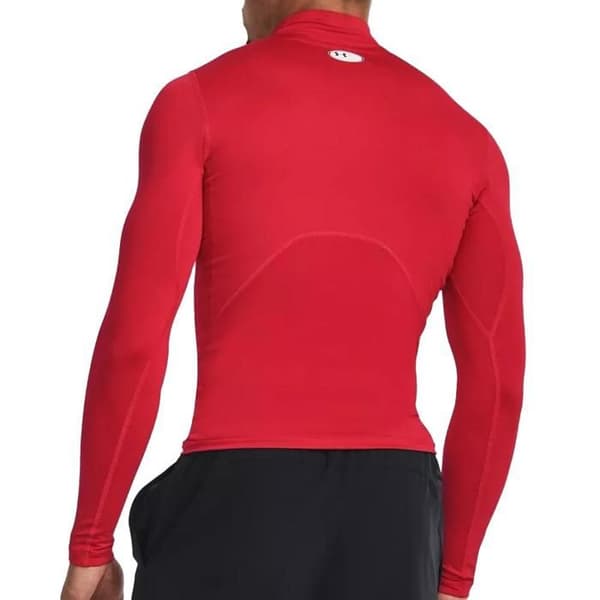 Under Armour Comp Mock Röd T-shirt Herr Röd S