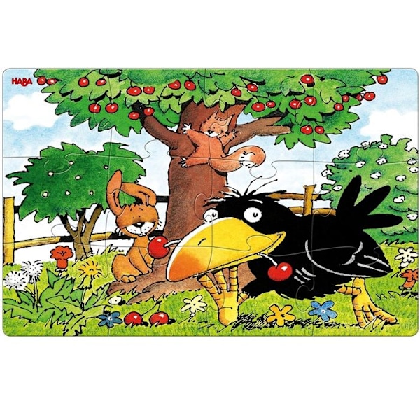 Haba pussel Orchard junior kartong 2 x 24 bitar