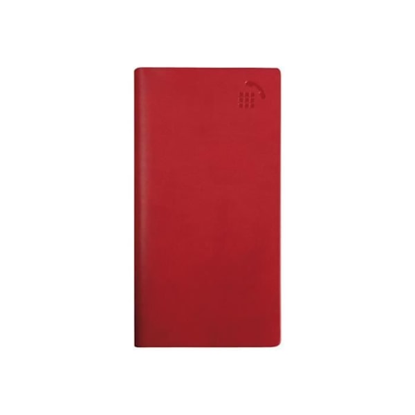 Exacompta Winner Directory 2017 75 x 110 mm porträtt 96 sidor vitt papper tillgängligt i olika färger material... Röd