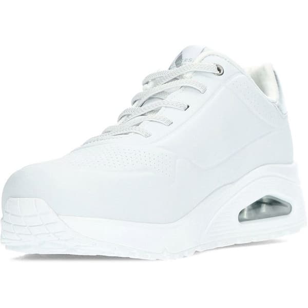 SKECHERS sneakers dam 155196 glittrande vit_silver 37