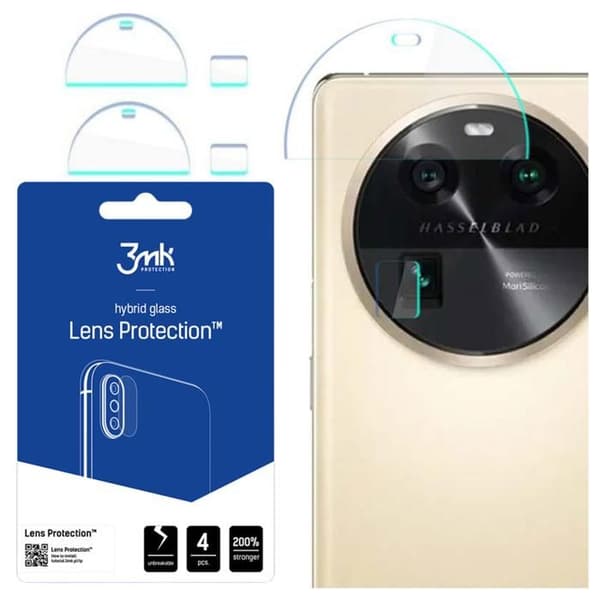 3mk - 3MK4753 - Linsskydd Oppo Find X6 Skydd för kamerans objektiv 4 delar