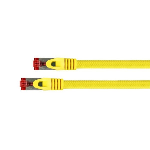 Python Series Ethernet LAN Patch-kabel med Snap-on Noses RNS Protection och Nylon Braided Cat. 6 - Kabel