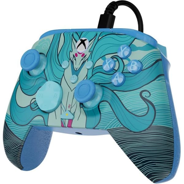 Spelkontroll - Xbox - Rematch Advanced - Trådad - Blue Kitsune - Kompatibel med PC - Turtle Beach Blå Kitsune Everglow