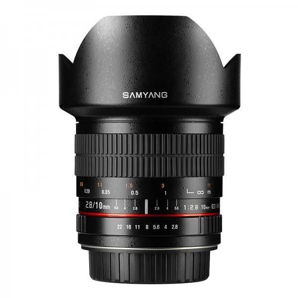 Objektiv Fish-eye - SAMYANG - 10mm F2.8 ED AS NCS - Bländare F/2.8 - Designad för Fuji X - 160 g