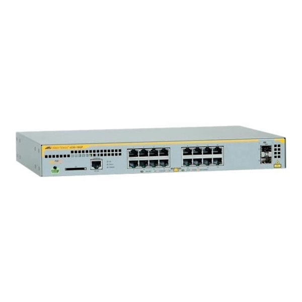 Allied Telesis AT x230-18GP Managed C2+ Switch 16 x 10-100-1000 (PoE+) + 2 x SFP Desktop, rackmonterbar,... Grå