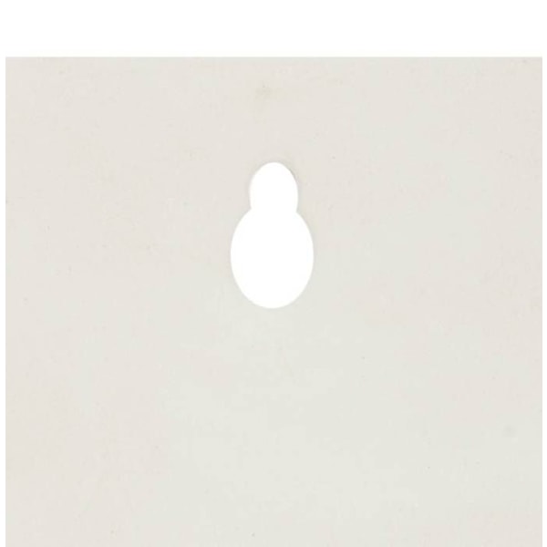 Väggkonst växt - ATMOSPHERA - H45 cm - Cementkruka - Vit - Inredning Vit