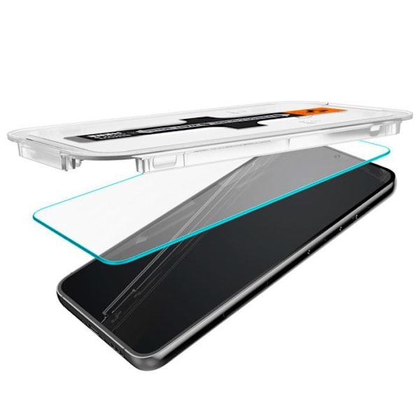 Härdat glas - Spigen - Glas.TR EZ Fit - 2 st - 0,2 mm - 9H Hårdhet - Transparent Transparent