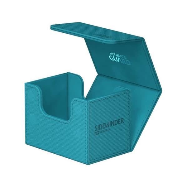 Spelaccessoar - ULTIMATE GUARD - Sidewinder 80+ - XenoSkin - Enfärgad - Petrolblå Blå olja