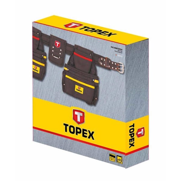 Topex - 1296 - Professionellt verktyg med bälte 21 fickor