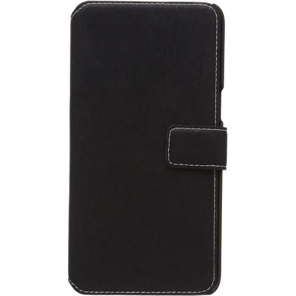 QUBITS Diskret plånboksfodral i PU-läder med visningsställ - korthållare för Samsung Galaxy Edge Plus