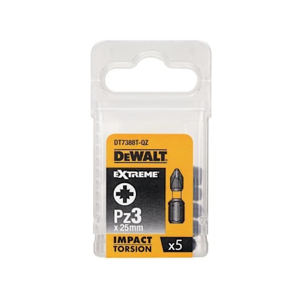 DEWALT pz3 25 mm torsionsbitar - 5-pack