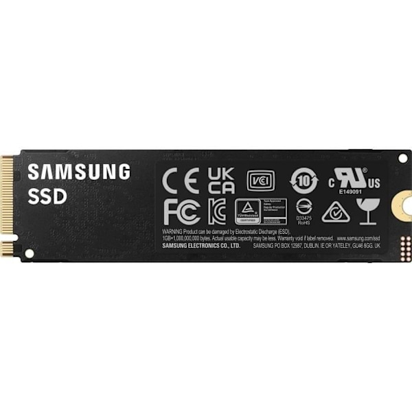 Intern SSD Samsung Portable 990 Pro MZ-V9P4T0BW 4 T0 Svart