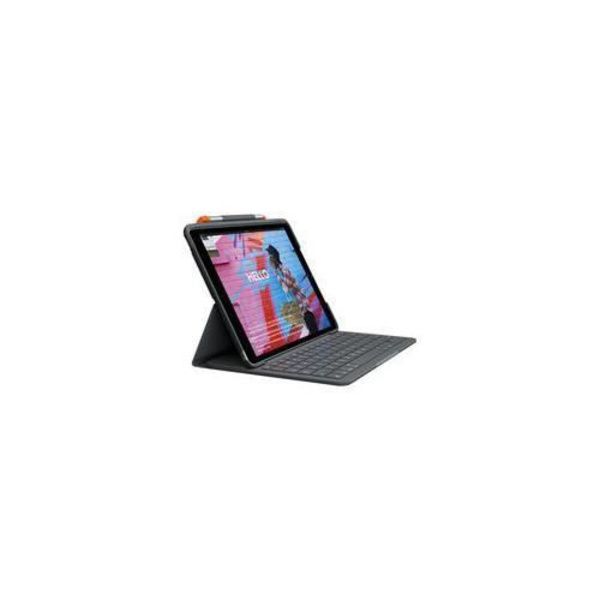 Logitech 920-009480 - KVM SWITCH - Slim Folio för iPad [7th Gen] Grafit